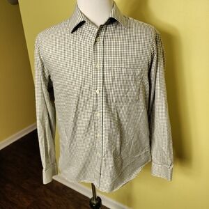 GIANFRANCO FERRE STUDIO Made In Italy  Checked‎ Sz 17.5 44 XL